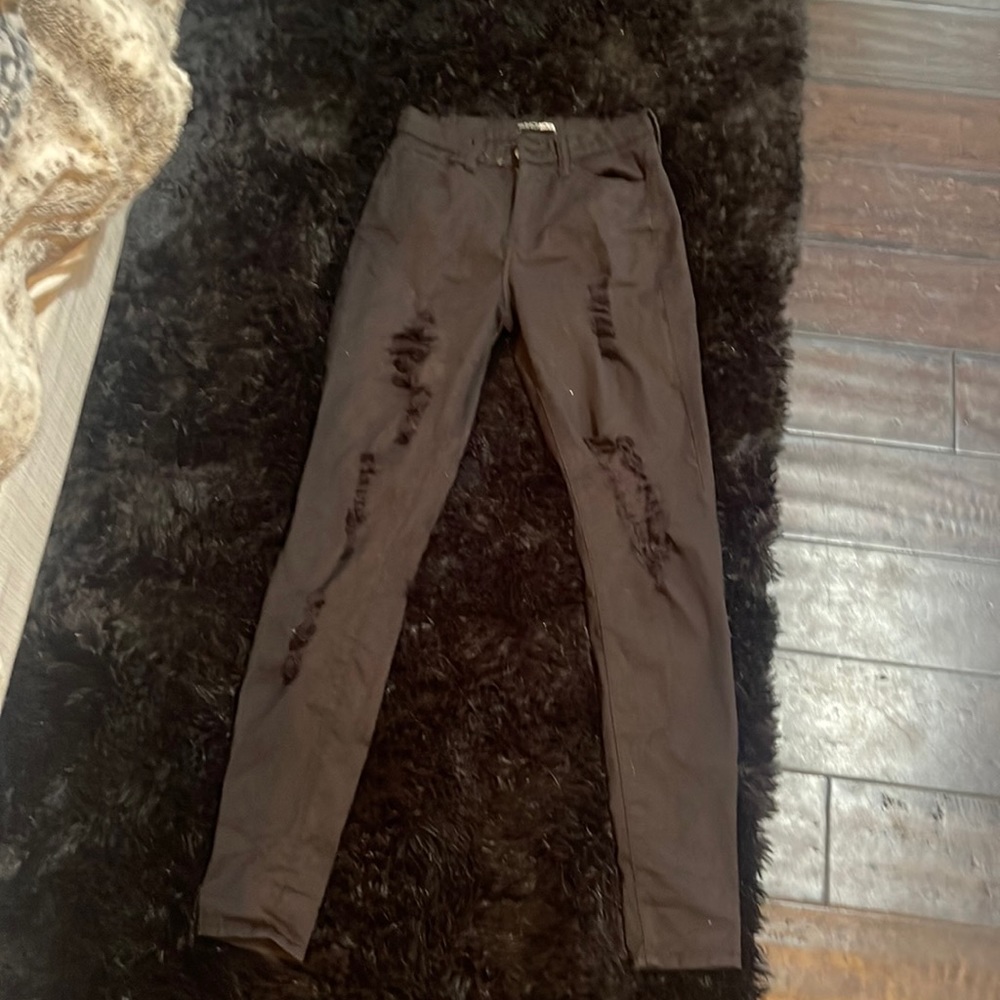 Fashion Nova Black High Waisted Skinny jeans